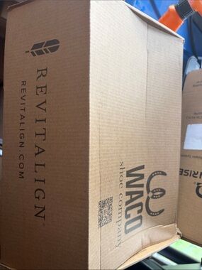 REVITALIGN Neutral Tan/Brown Women's Sneaker Box (Brand Visible)